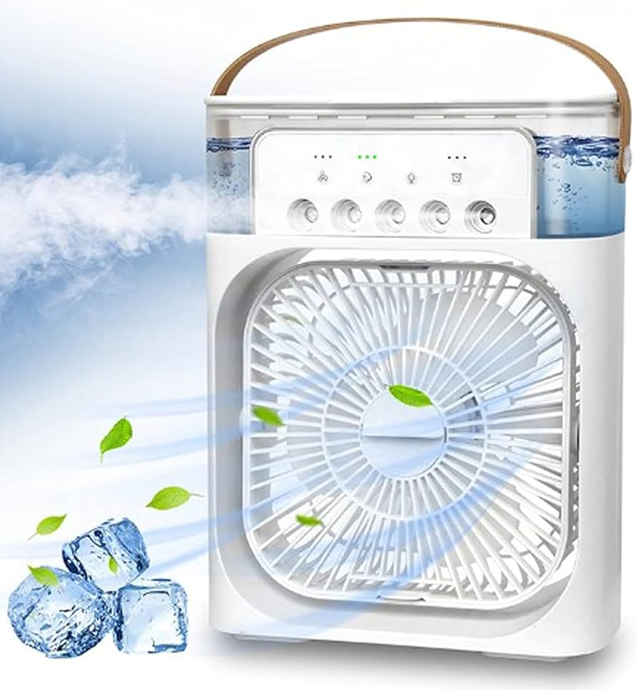 Ventilador Climatizador con pulverizador portátil Imagen principal del producto