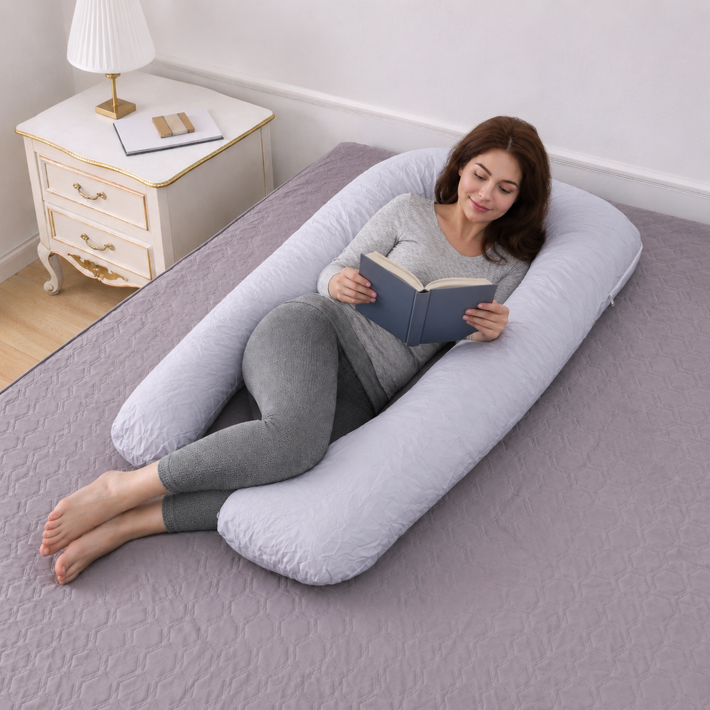 Almohada corporal en forma de U